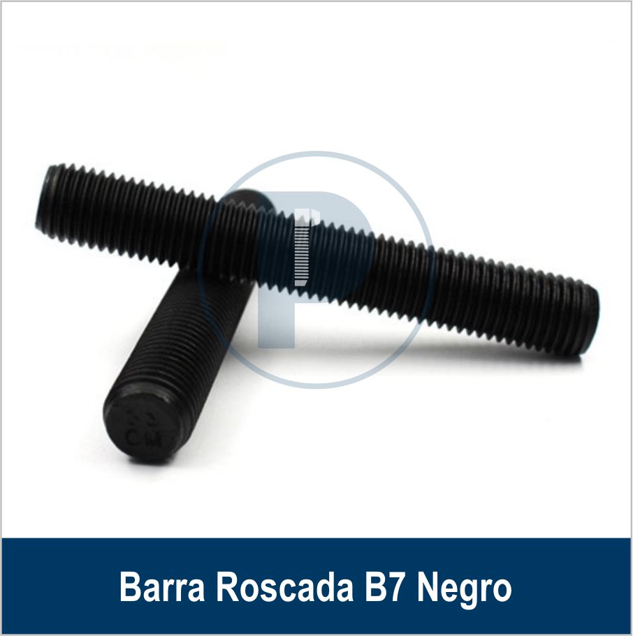 BARRA ROSCADA ASTM A193 B7 NEGRO